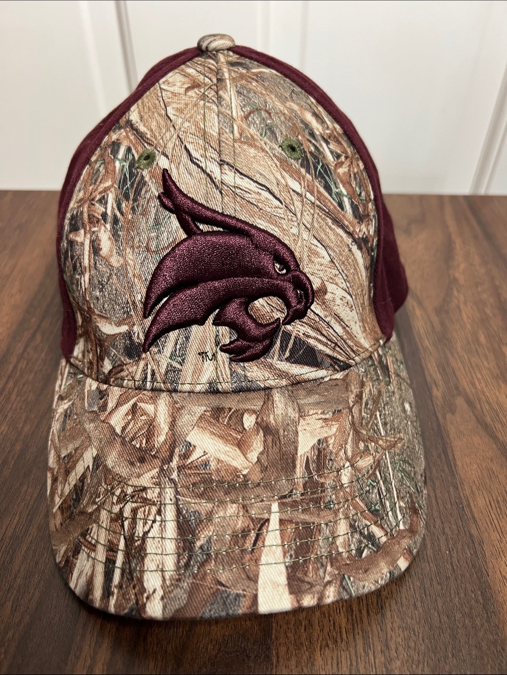 Texas State University Camo Camouflage Adjustable cap hat